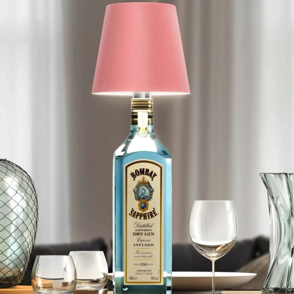 Table Lamp with Wireless Dimmer – Bottle Lamp Attachment