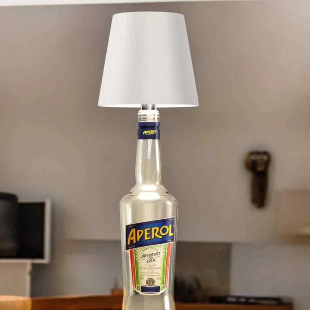 Table Lamp with Wireless Dimmer – Bottle Lamp Attachment