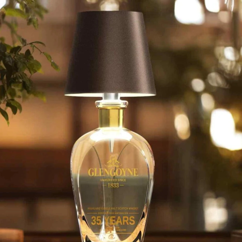 Table Lamp with Wireless Dimmer – Bottle Lamp Attachment