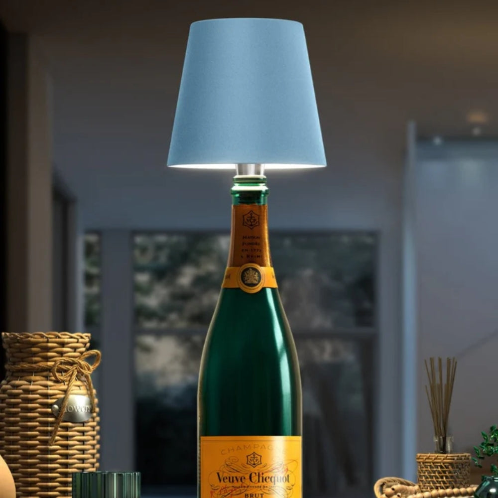 Table Lamp with Wireless Dimmer – Bottle Lamp Attachment
