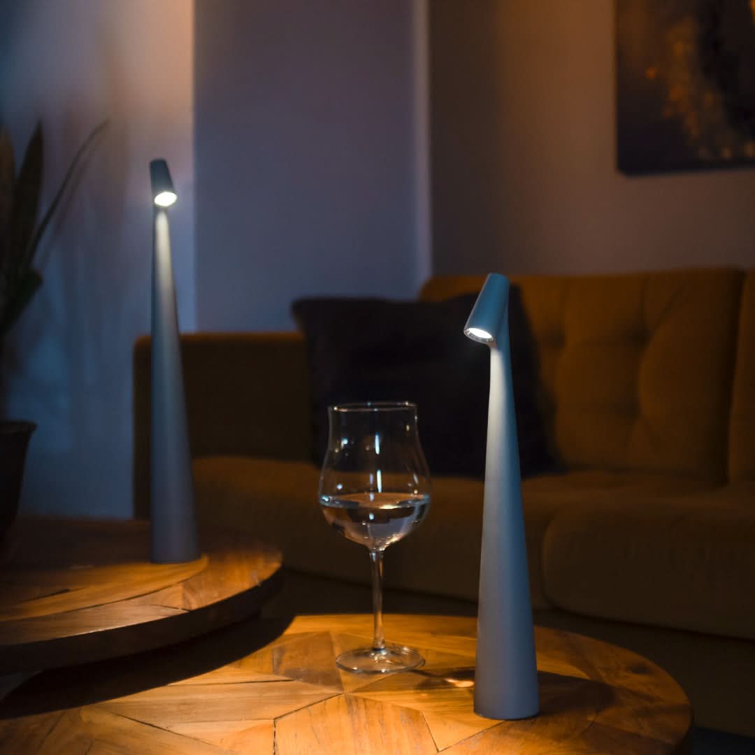 Wireless Designer LED Table Lamp with 3-Level Touch Dimming
