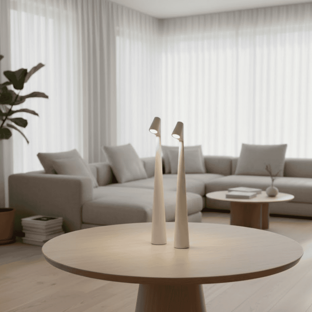 Wireless Designer LED Table Lamp with 3-Level Touch Dimming