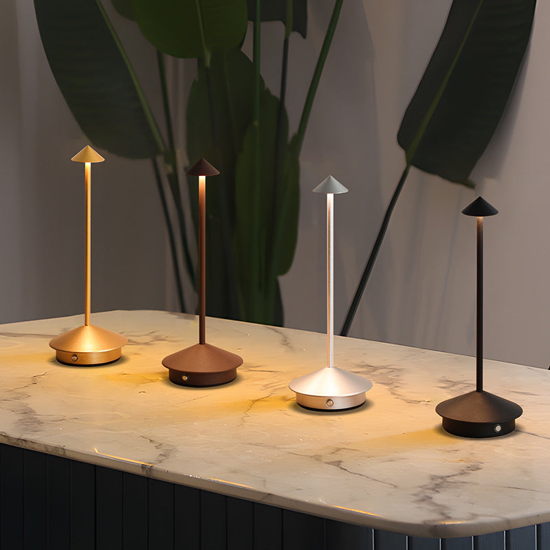 Table Lamp with Touch Dimmer and USB Charging – Wireless Convenience
