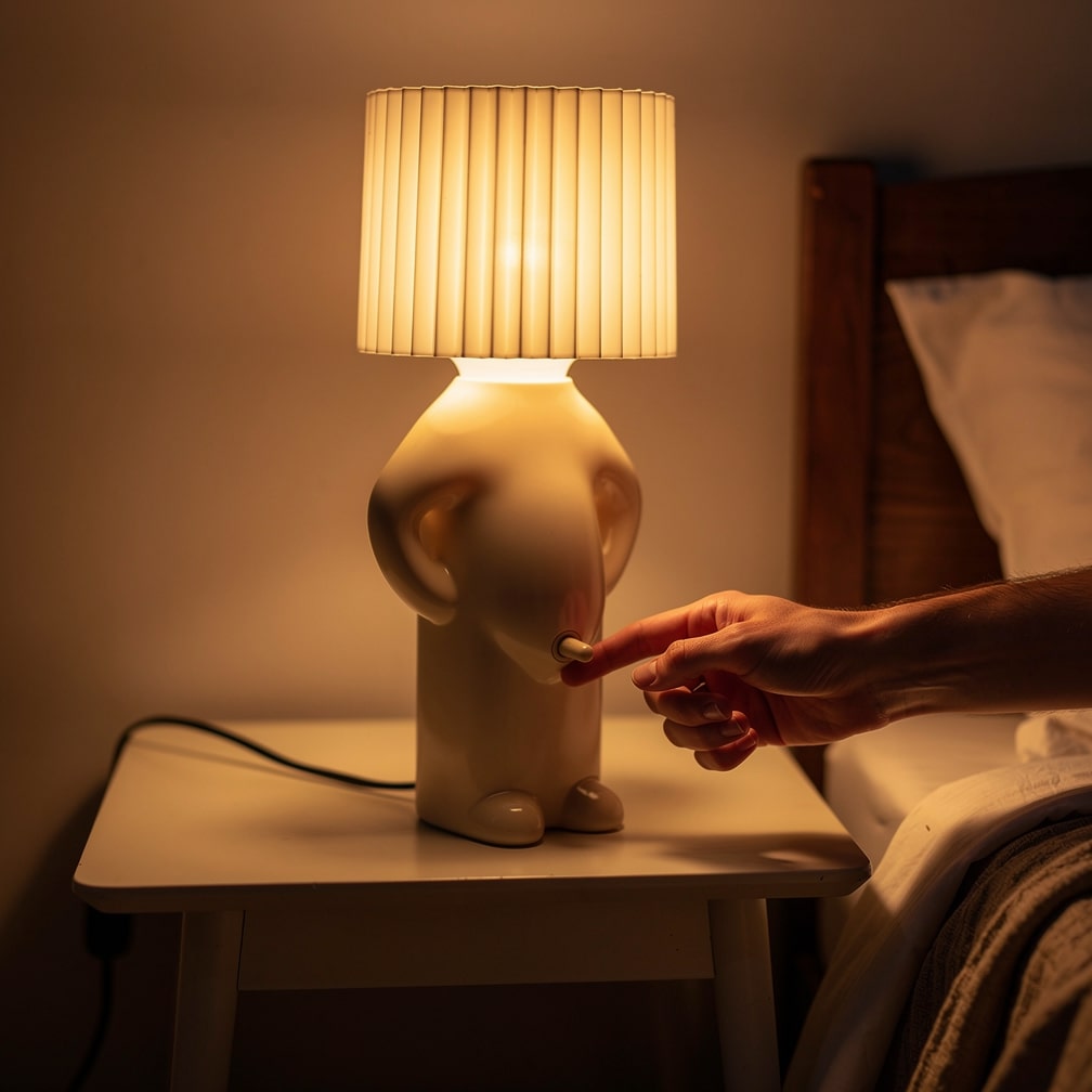 Compact Table Lamp with Soft Light – WinkLight Style