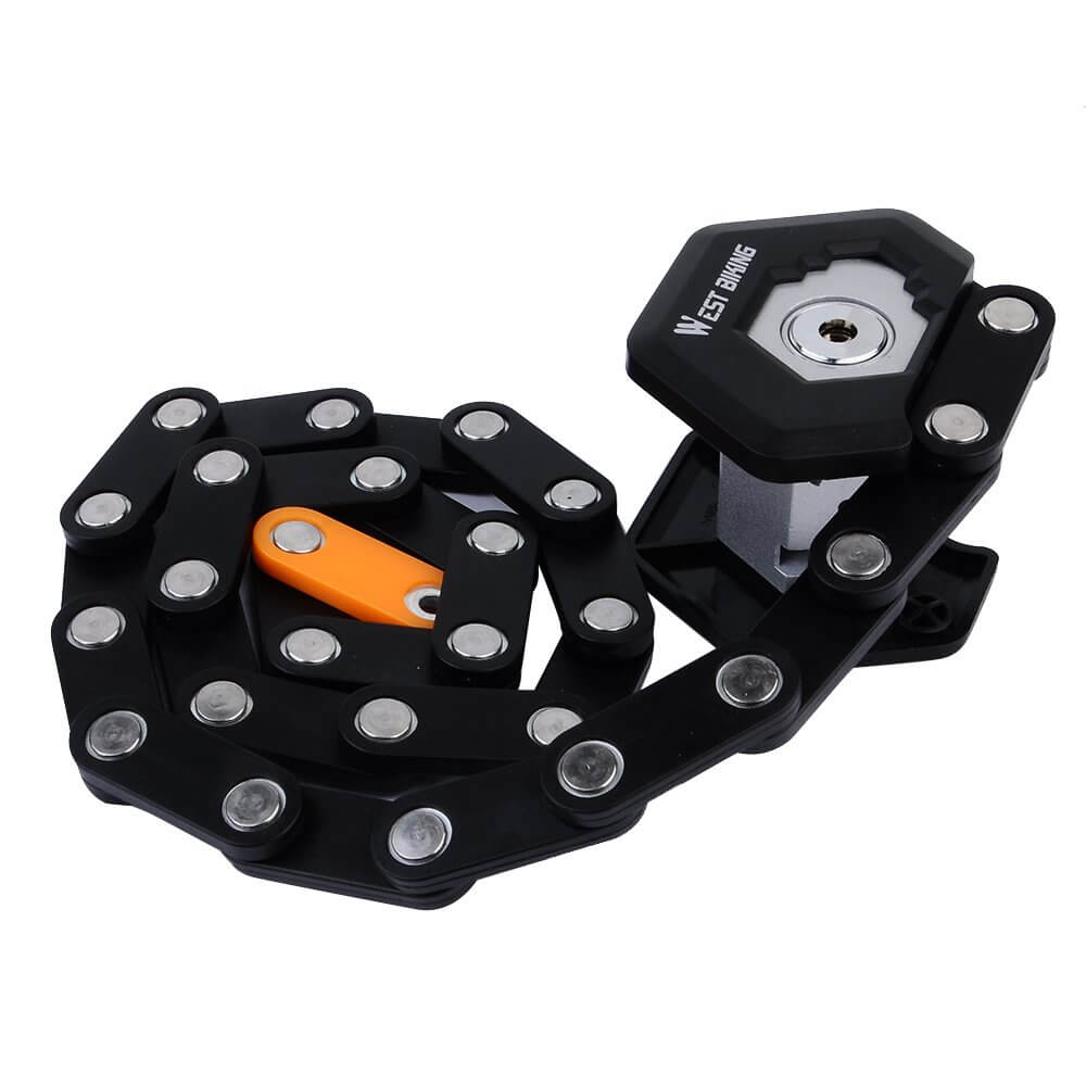 SecureGuard Max Heavy-Duty Folding Bike Lock with Holder
