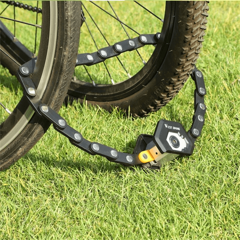 SecureGuard Max Heavy-Duty Folding Bike Lock with Holder