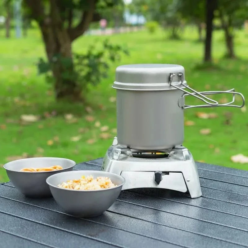 Compact Cookware Set for Camping – Portable Pots and Pans