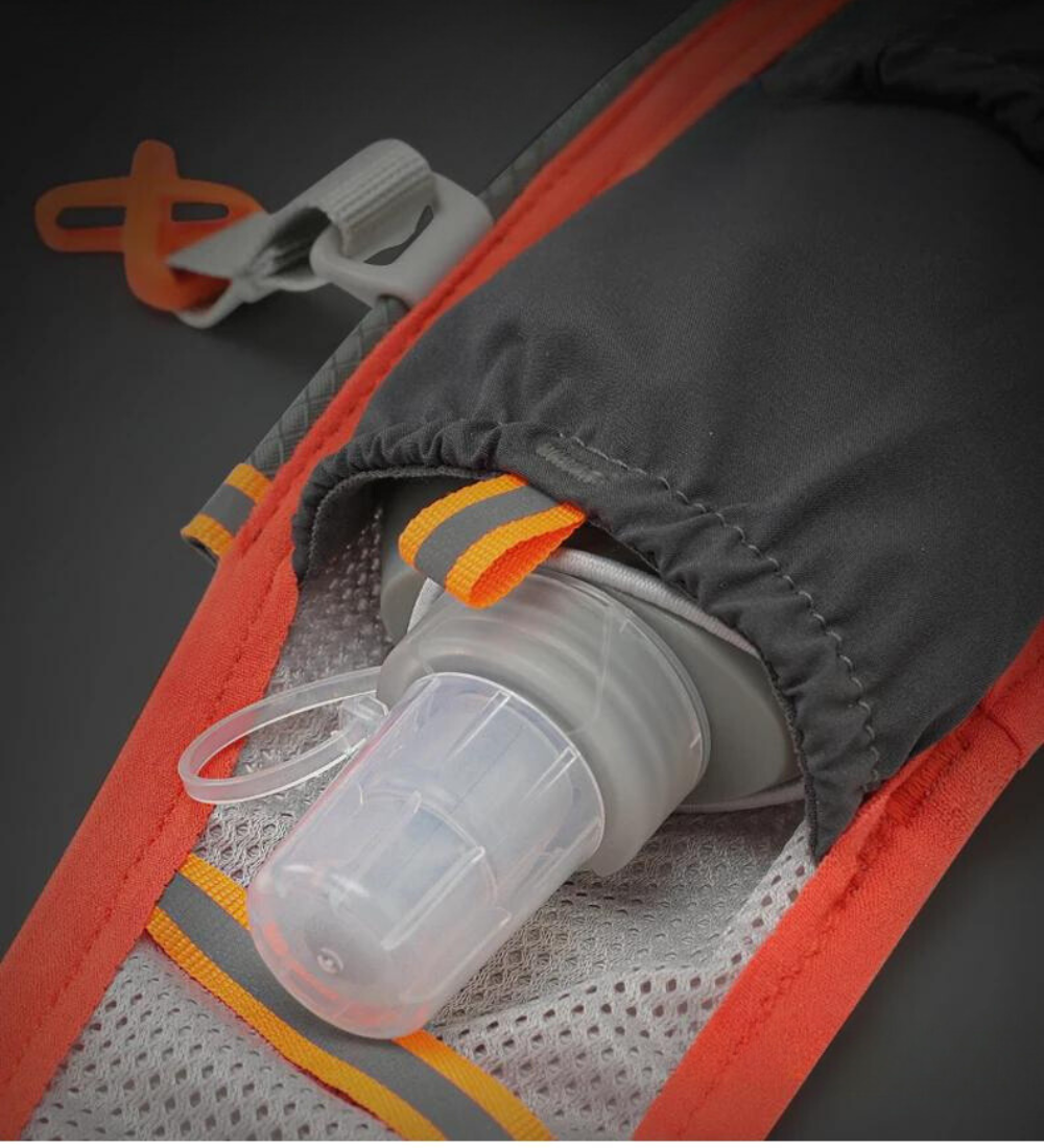 Hydration Pack for Trail Enthusiasts with Soft Bottles