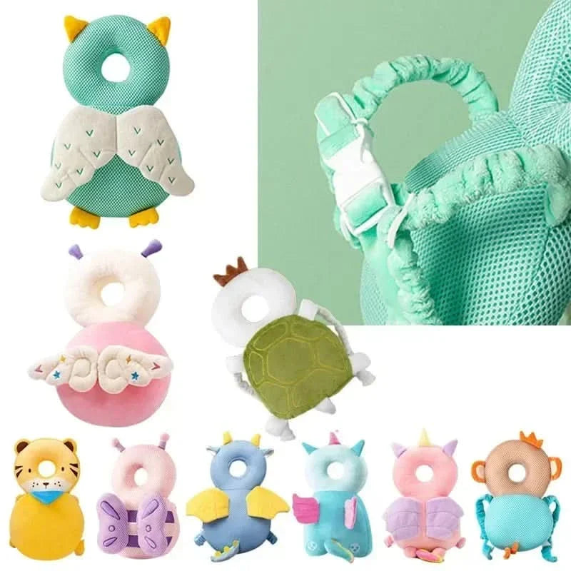 Breathable Toddler Head Protector Cushion with Adjustable Buckle