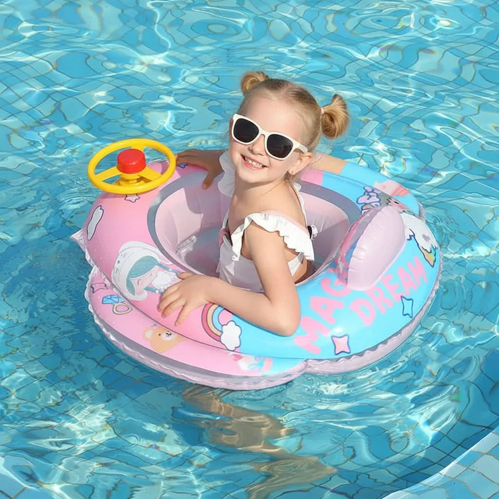 Striped Swim Float Pants for Pool and Beach Activities