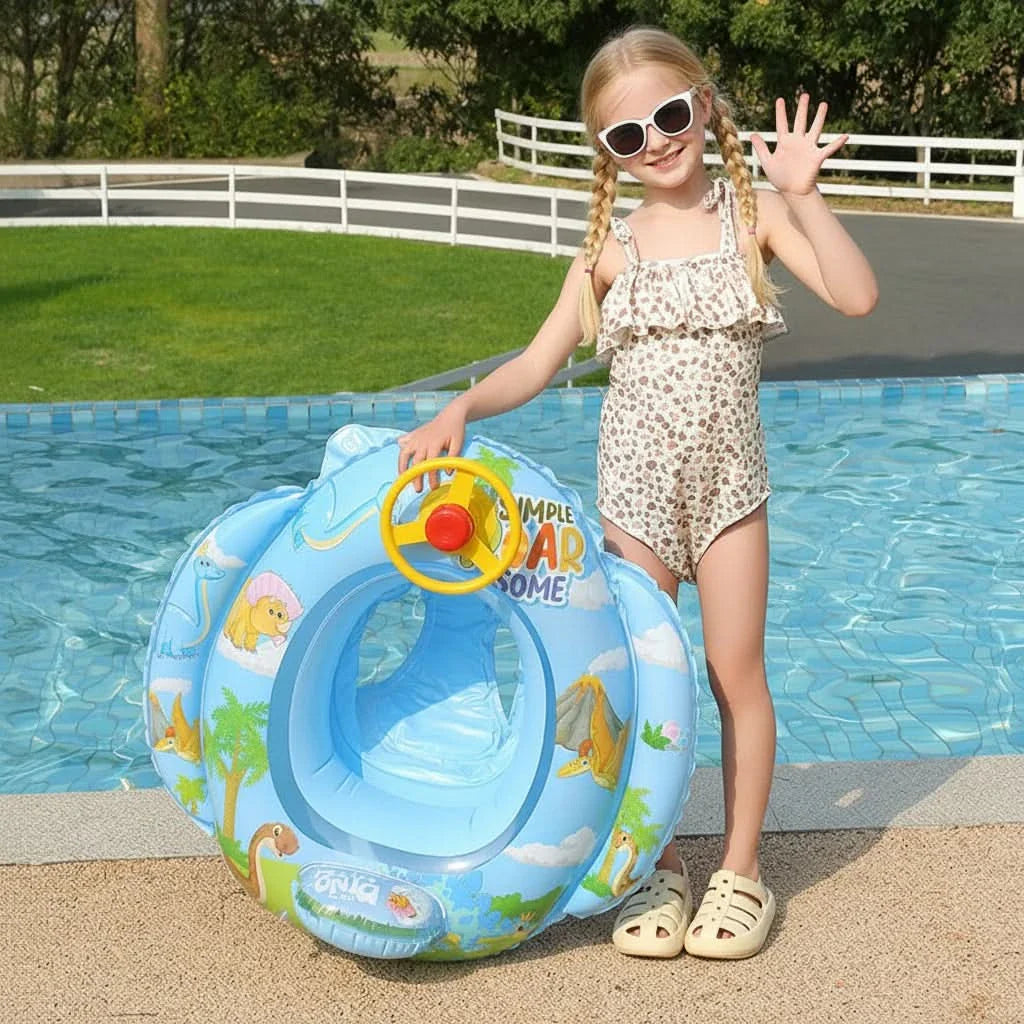 Striped Swim Float Pants for Pool and Beach Activities