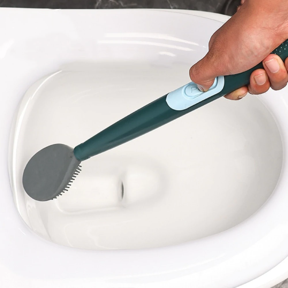 Effortless Toilet Brush Set with Smart Drainage Holder