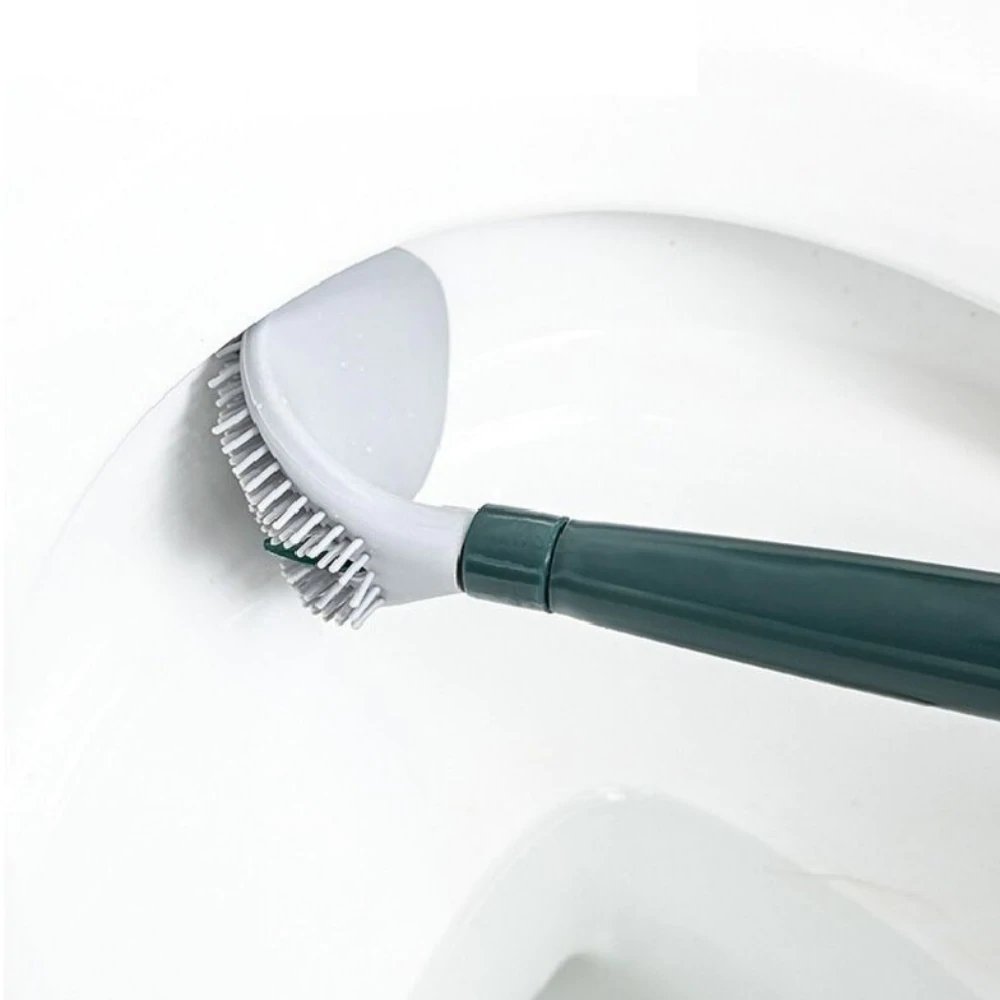 Effortless Toilet Brush Set with Smart Drainage Holder