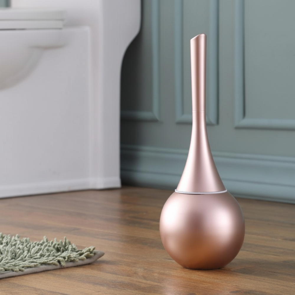 Sleek Toilet Cleaning Set with Stylish Holder