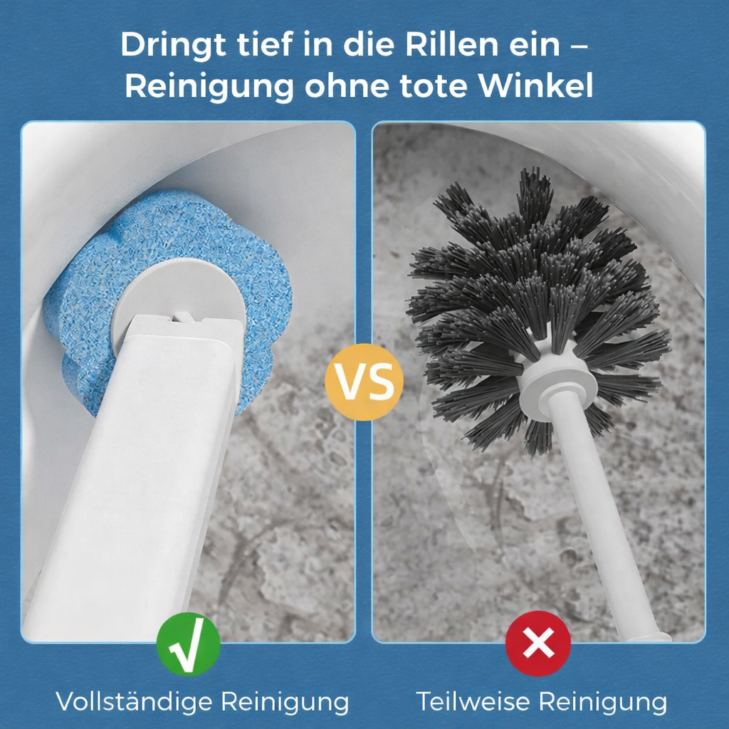 Toilet Brush Set | Hygienic Cleaning | Disposable Cleaning System