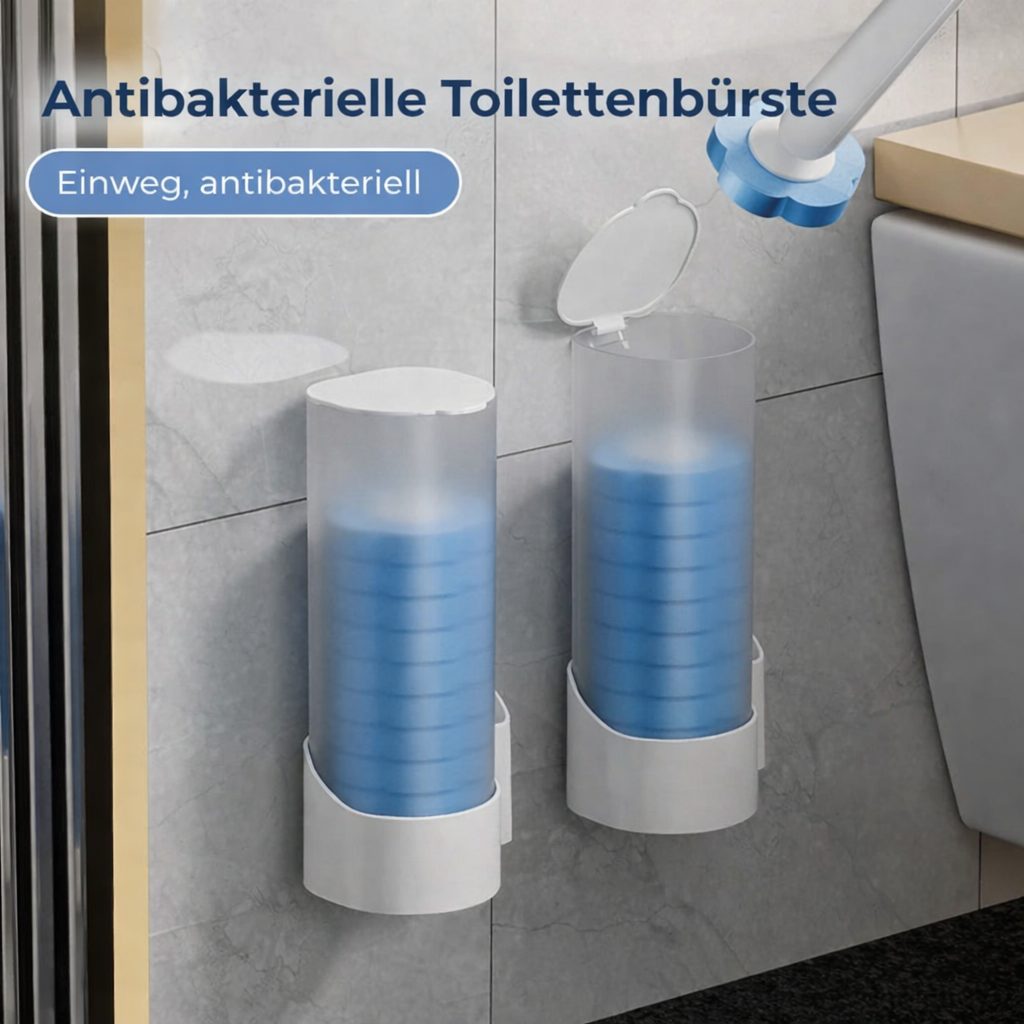 Toilet Brush Set | Hygienic Cleaning | Disposable Cleaning System
