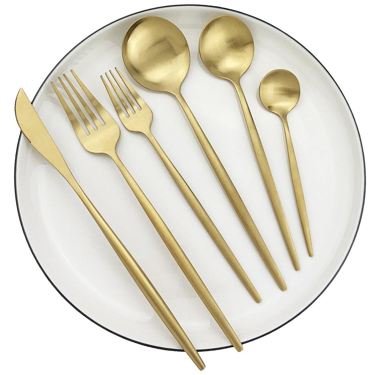 Sophisticated 36-Piece Stainless Steel Flatware Collection
