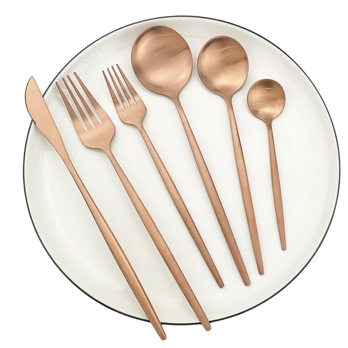 Sophisticated 36-Piece Stainless Steel Flatware Collection