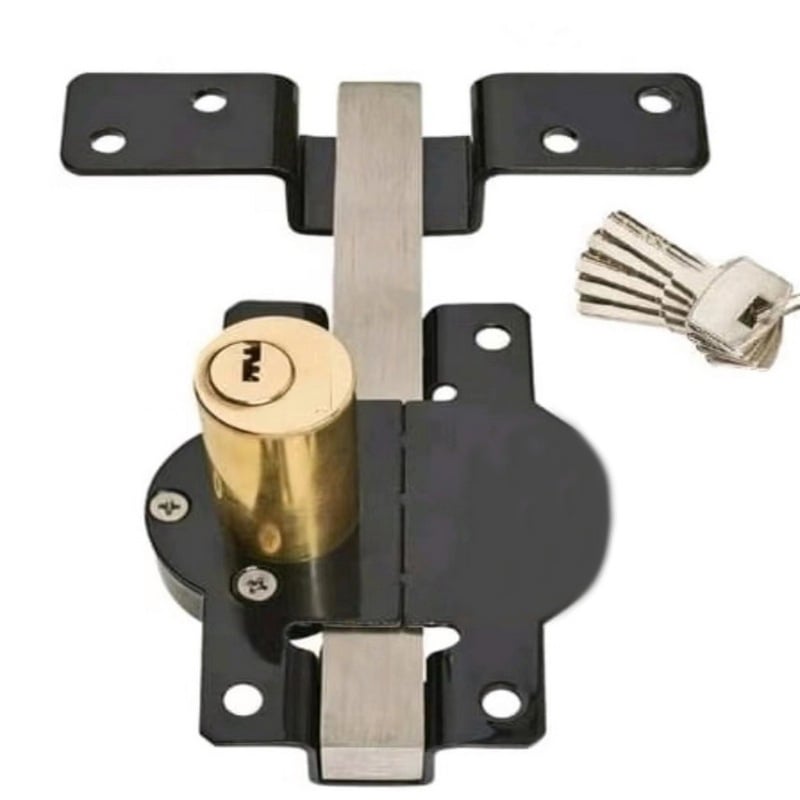 Gate Lock with Key | Rust-Resistant | Spring Bolt