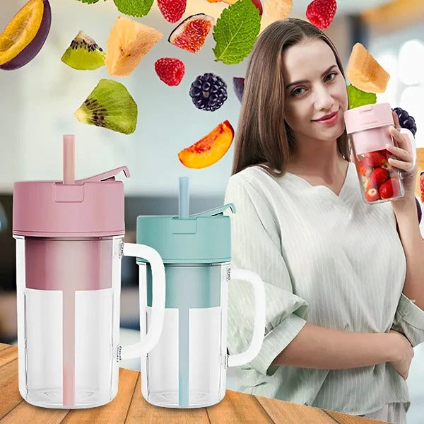 Portable USB Blender | Six Blade Power | Leak-Proof Drinking Cup