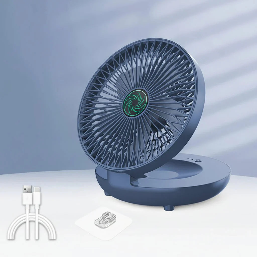 Compact USB-Powered Fan with Adjustable Speed Options