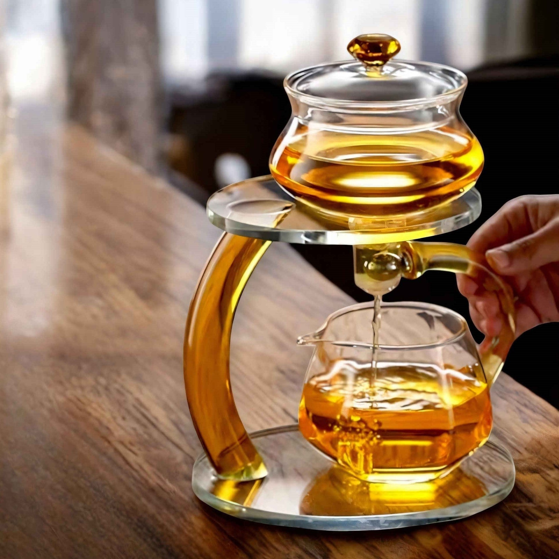 SereniTea Magnetic Glass Infuser Teapot