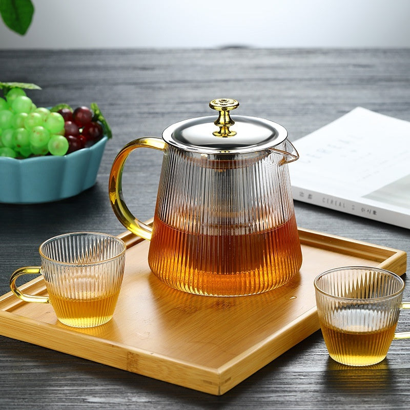 Clarity Brew Premium Heat-Resistant Teapot for Modern Living