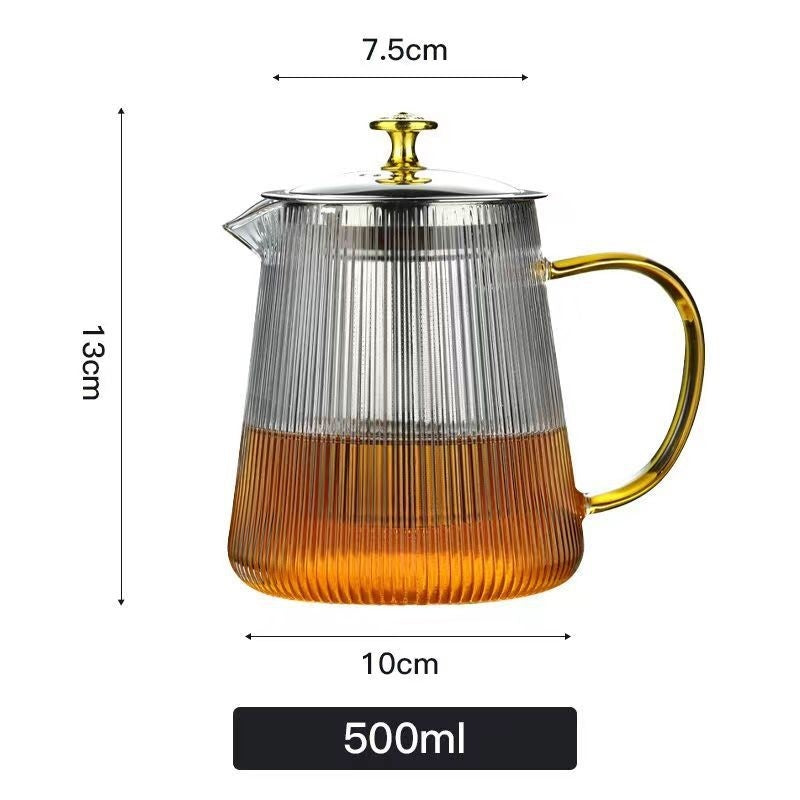 Clarity Brew Premium Heat-Resistant Teapot for Modern Living