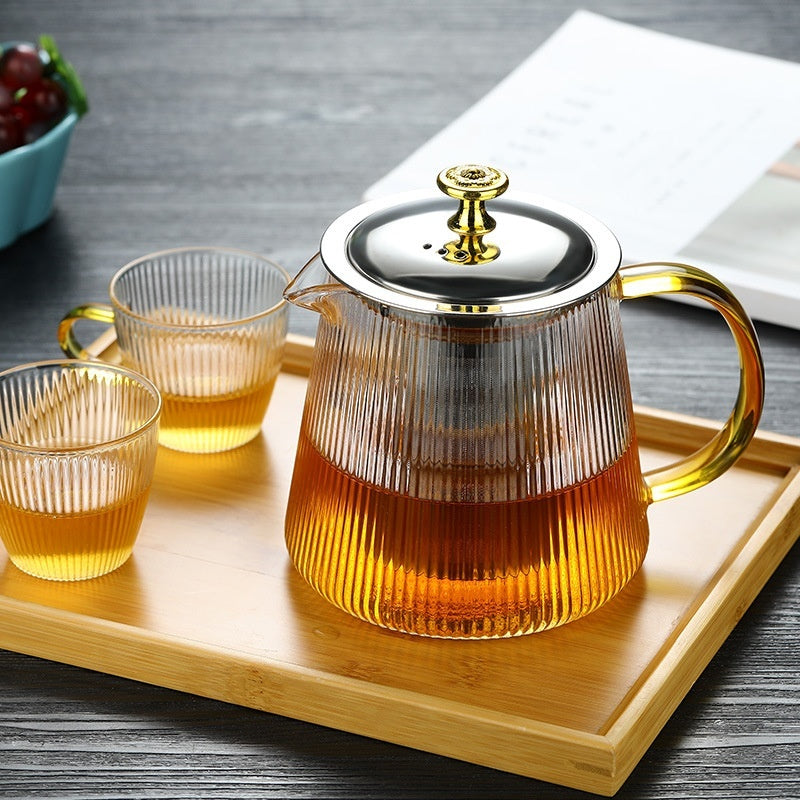 Clarity Brew Premium Heat-Resistant Teapot for Modern Living
