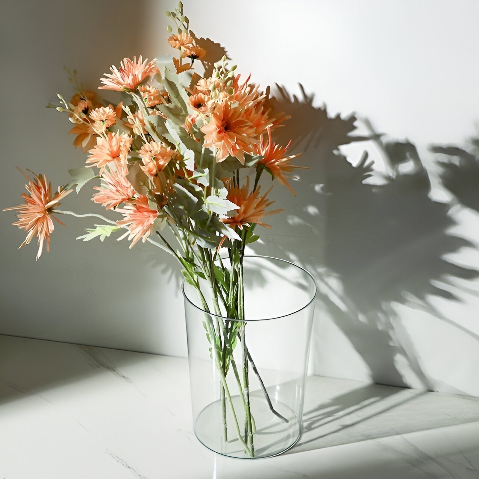 Sleek Clear Waste Bin with Minimalist Space-Saving Design