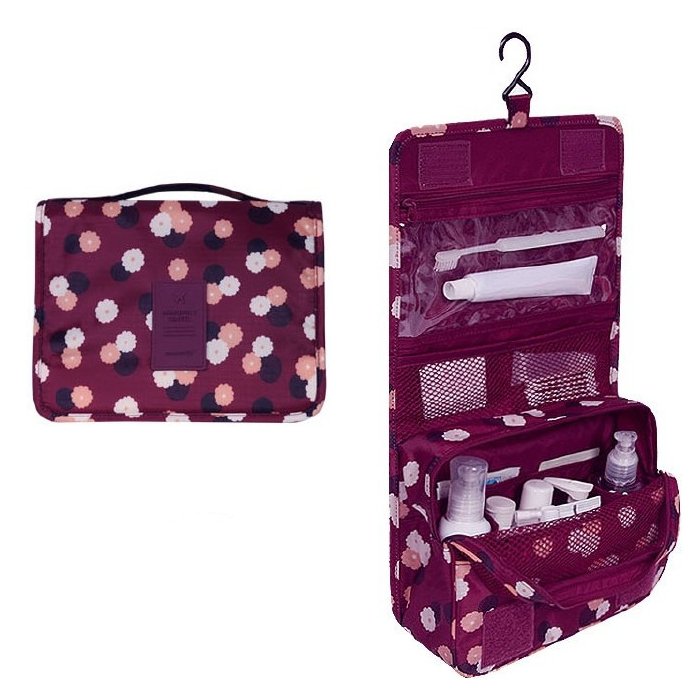 JourneyWise Waterproof Toiletry Organizer with Hook