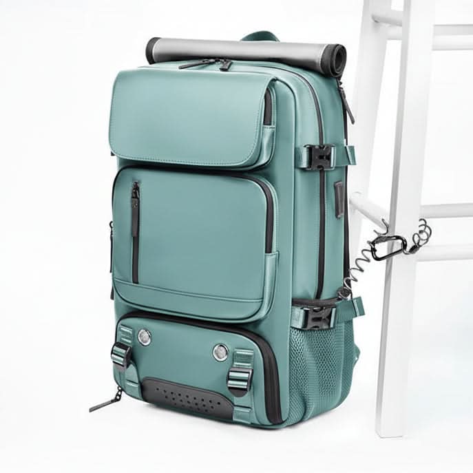 Large Waterproof Travel Backpack with USB Charging Port