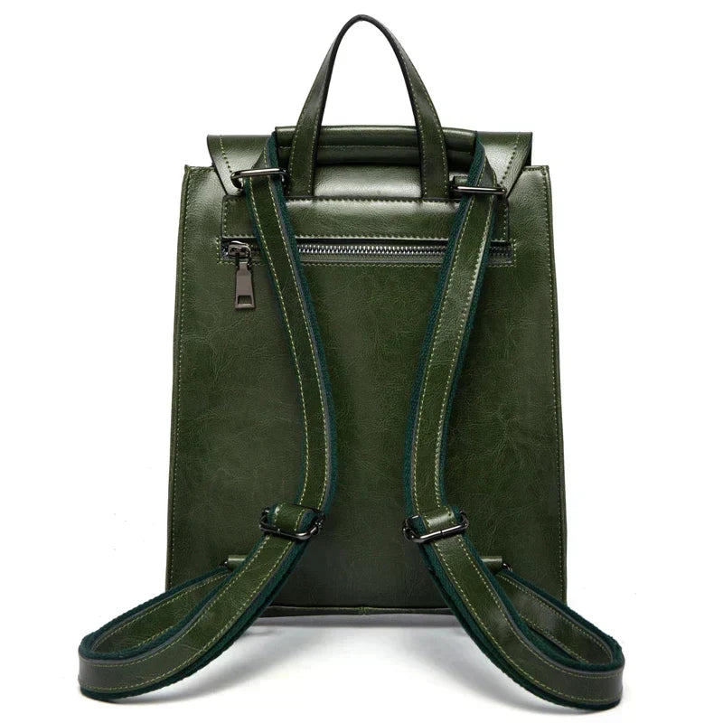 Sophisticated Leather Backpack for Women – Everyday Travel Companion