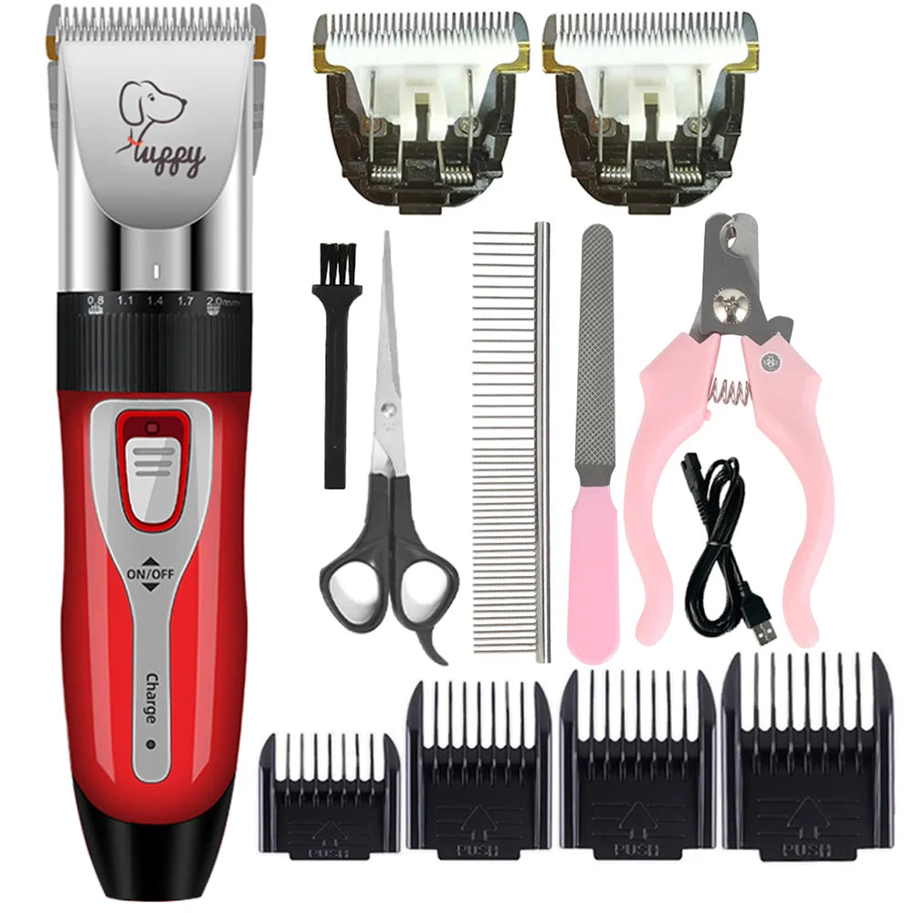 PoochPerfect Grooming Clippers for Home Use - Precision Blades