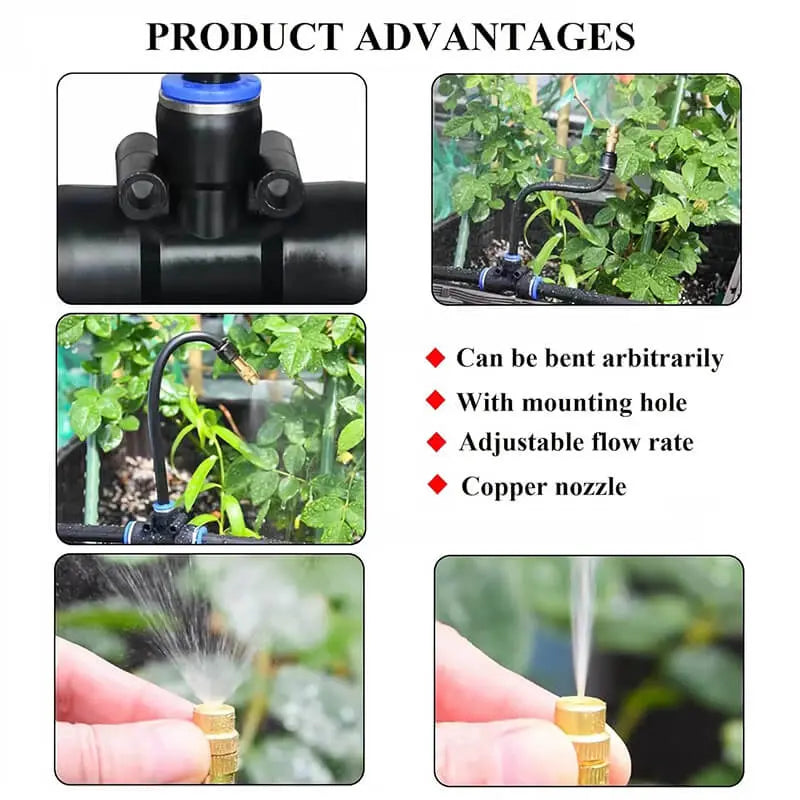 Modular and Expandable Root Irrigation System with Drip Watering