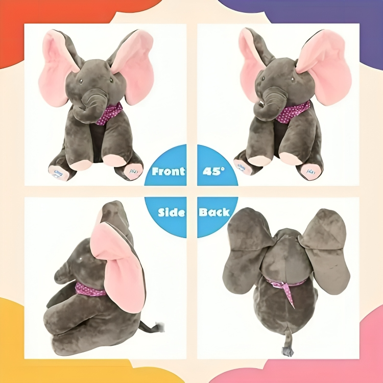 Singing Peek-a-Boo Elephant Toy