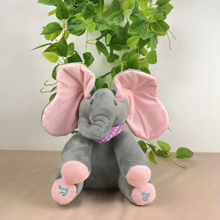 Singing Peek-a-Boo Elephant Toy