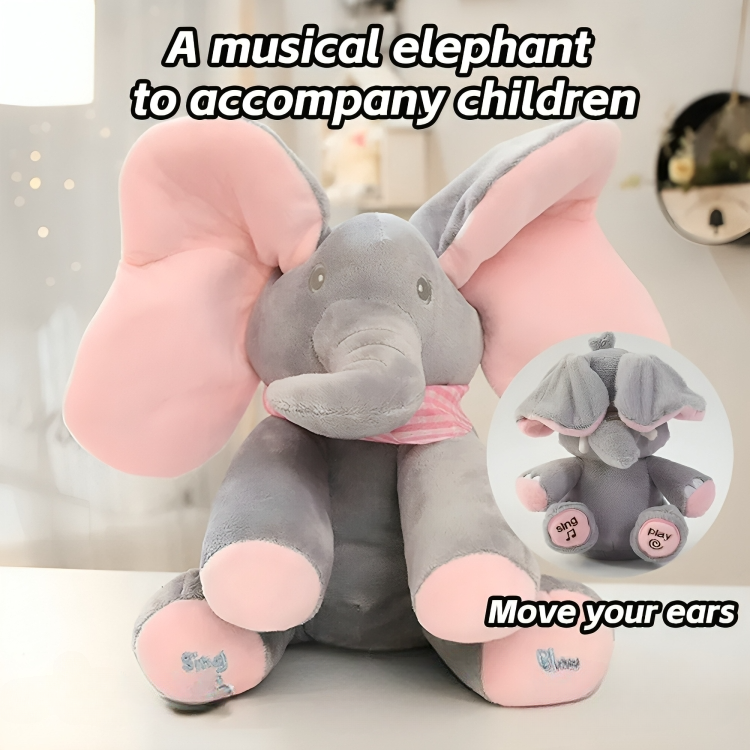 Singing Peek-a-Boo Elephant Toy