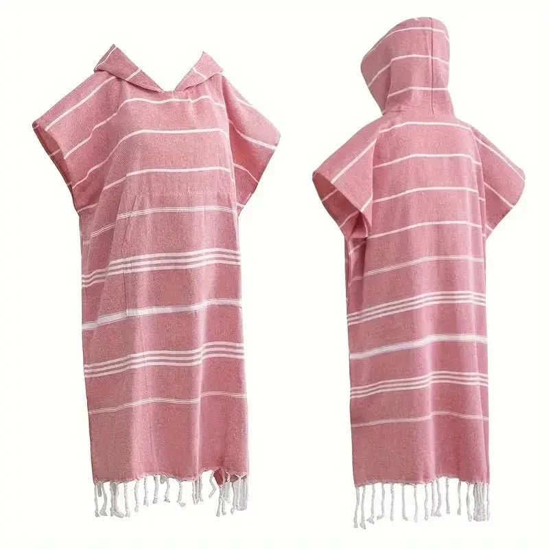 Quick-Dry Beach Poncho for Changing – Soft Wrap Design
