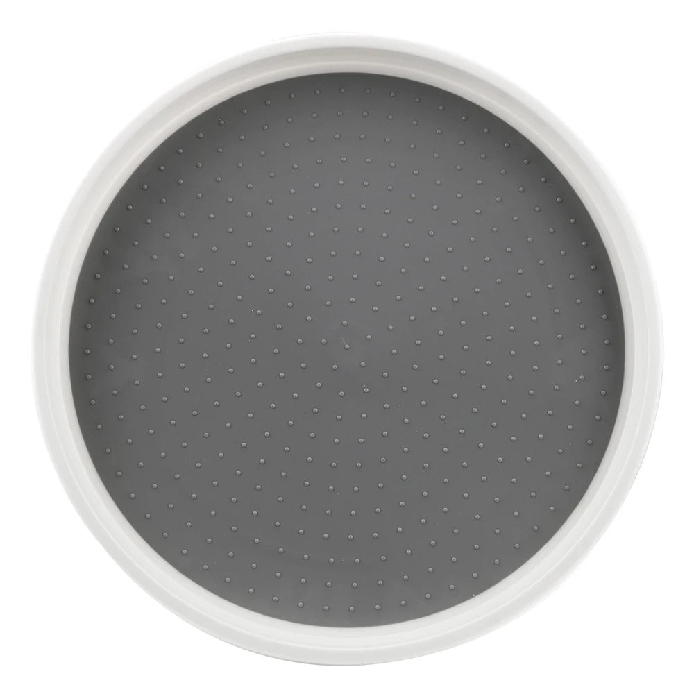 Round Kitchen Turntable Organizer with 2 Tiers