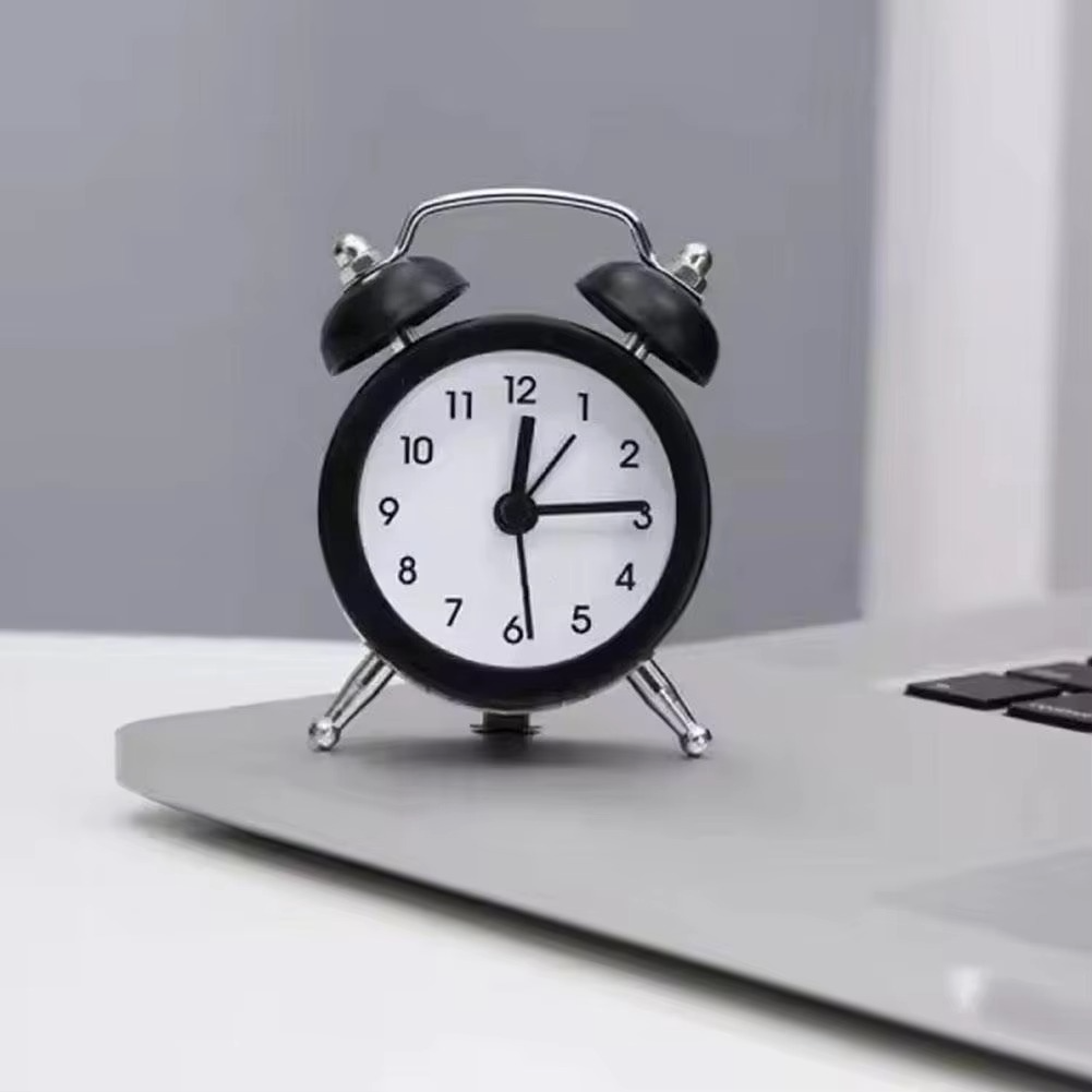 Classic Twin Bell Alarm Clock with Silent Sweep Technology
