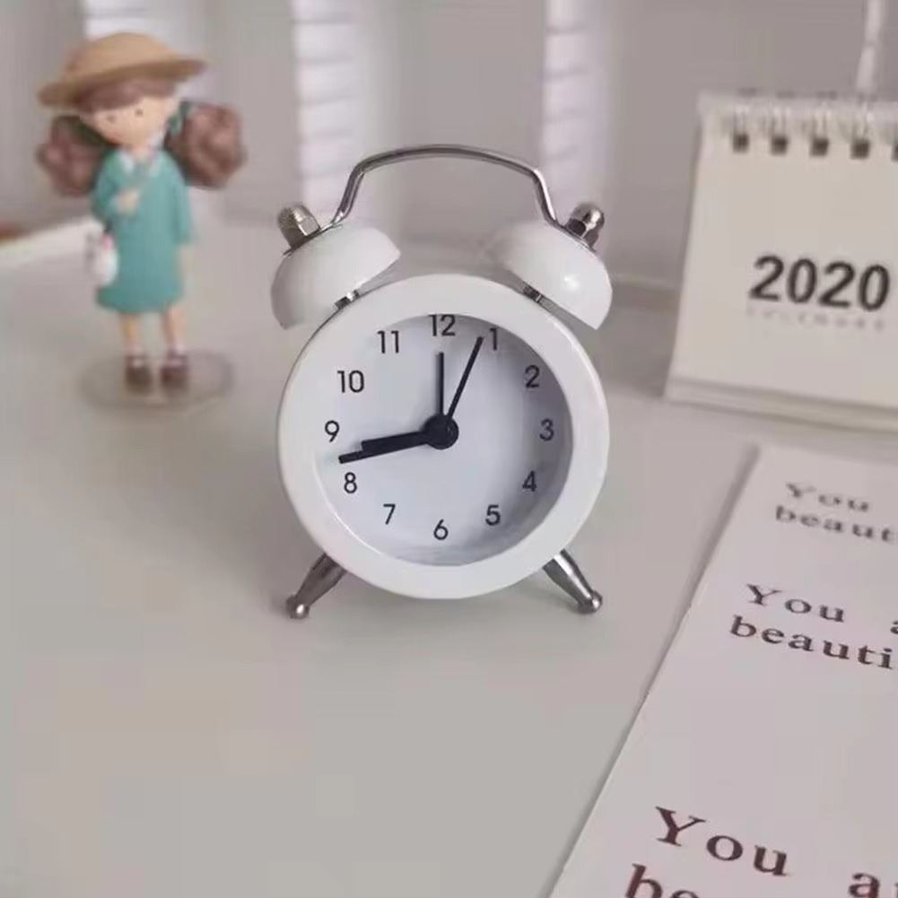 Classic Twin Bell Alarm Clock with Silent Sweep Technology