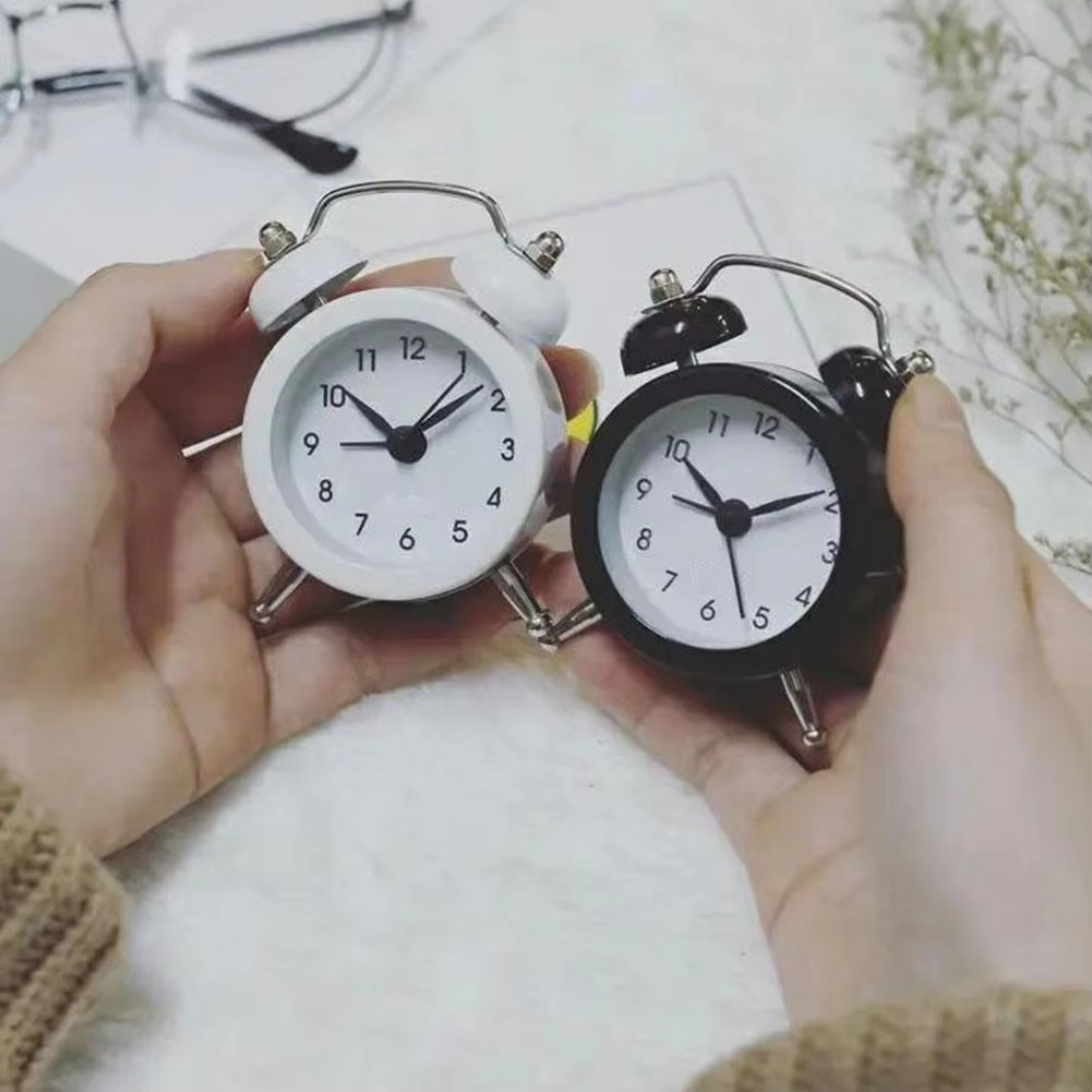 Classic Twin Bell Alarm Clock with Silent Sweep Technology