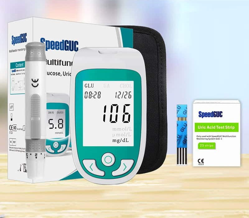 Comprehensive Home Health Tester for Glucose & Cholesterol