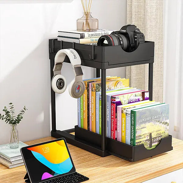 Two-Tier Expandable Storage Organizer
