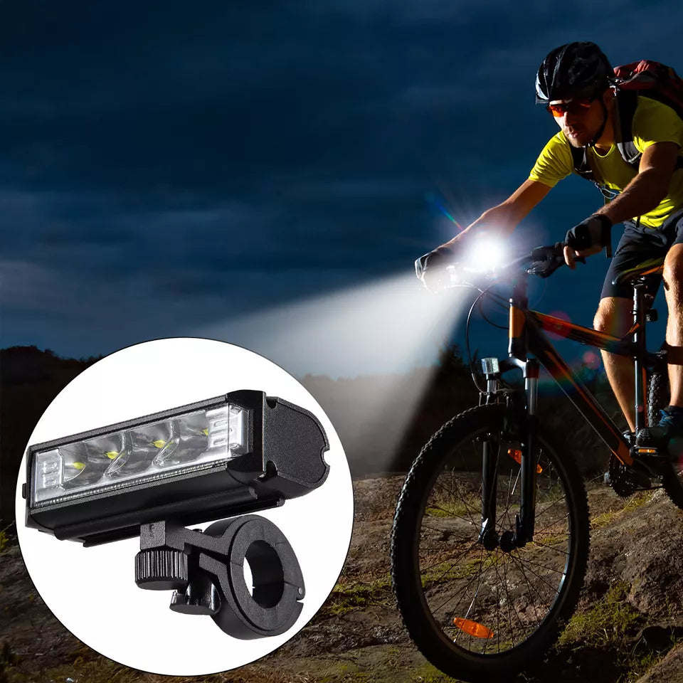 High-Power LED Cycling Light with Custom Brightness and Water Resistance