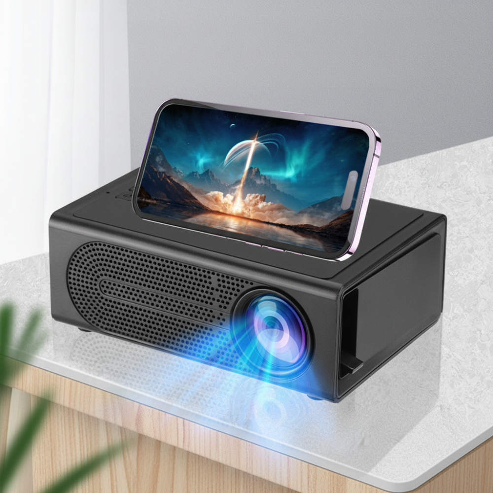 Compact High-Performance Projector with 3000 Lumens – Perfect for Home and Outdoor Viewing!