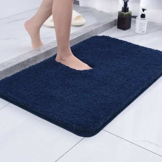 Non-Slip Bath Mat - Ultra-Soft Microfiber Rug for Bathroom Comfort
