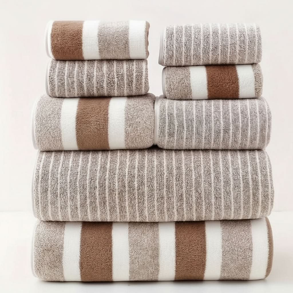 Ultra-Soft Microfiber Bath Towel Set for Daily Comfort and Luxury