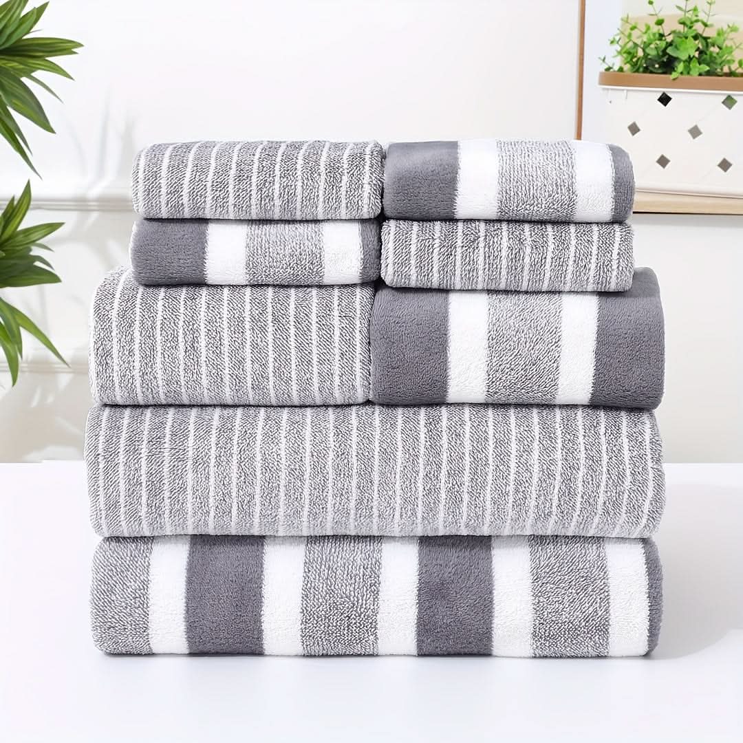 Ultra-Soft Microfiber Towel Set for Daily Luxury Comfort